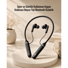 SBN - Store Kablosuz Boyun Tipi Bluetooth Kulaklık Mikrofonlu Spor ve Günlük Kullanıma Uygun