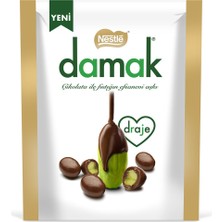 Nestle Damak Sütlü Çikolata Kaplı Antep Fıstıklı Draje 50 G - 7 Adet