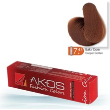 Akos Saç Boyası Bakır Dore 7.43