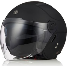 Torc H595 Siyah Yarım Kask