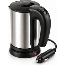 SBN - Store Araç Içi Kullanıma Uygun 12V Elektrikli Su Isıtıcı Paslanmaz Çelik Gövdeli Pratik Kettle