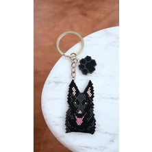 Seard Miyuki Boncuk El Yapımı Köpek ve Pati 3 Anahtarlık/Çanta Süsü