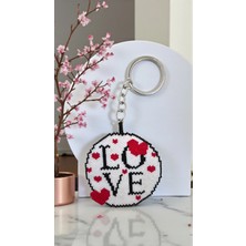 Seard Miyuki Boncuk El Yapımı Love Anahtarlık/Çanta Süsü