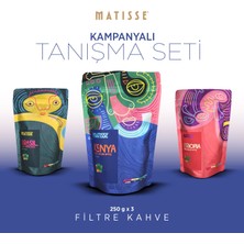 Matisse Matısse Coffee Dünya Kahveleri Tanışma Seti – Etiyopya, Brezilya & Kenya 250G x 3