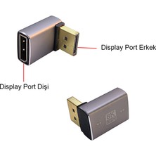 Keepro 90 Derece Displayport Çevirici L Displayport Çevirici