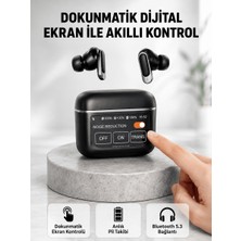 SBN - Store Bluetooth 5.3 Anc Kablosuz Kulaklık – Dokunmatik Kontrol, Dijital Ekran ve Uzun Pil Ömrü