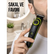 SBN - Store Çok Başlıklı Erkek Tıraş Makinesi Sakal Favori Burun Kulak ve Vücut Bakım Seti