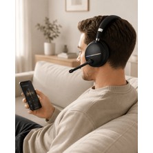 SBN - Store Bluetooth 5.0 Kablosuz Kulak Üstü Kulaklık Mikrofonlu Rgb Aydınlatmalı