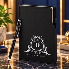 Bk Gift Kişiye Özel 374 Termo Deri Tarihli Ajanda & Siyah Touch Pen Tükenmez Kalem-8