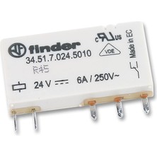 34.51.7.024.0010 1CO/6A 24VDC Slim Röle Finder – 3'lü Paket