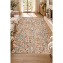 Hann Home Collection Rosına Modern Salon Oturma Odası Koridor Halısı Robot Süpürge Uyumlu Kolay Temizlenebilir Polyester