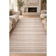 Hann Home Collection Kaırıs Vizon Beyaz Özel Ölçü Yumuşak Dokulu Robot Süpürge Uyumlu Kolay Temizlenebilir Oturma Odası H