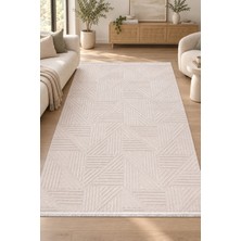 Hann Home Collection Helıos Vizon Özel Ölçü Salon Oturma Odası Koridor Halısı Robot Süpürge Uyumlu Kolay Temizlenebilir P