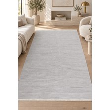 Hann Home Collection Cıel Bej Özel Ölçü Oturma Odası Yatak Odası Robot Süpürge Uyumlu Kolay Temizlenebilir Polyester Halı