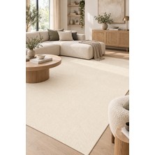 Hann Home Collection Güzide Kadifemsi Kalın Havlı Kaymaz Taban Yıkanabilir Salon Oturma Odası Mutfak Modern Halı