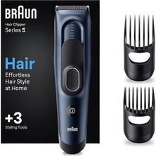 Fimer Series 5 HC5350, Erkekler Için 17 Uzunluk Ayarına Sahip Saç Kesme Makinesi