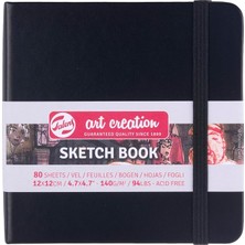Fimer Art Creation Talens Artcreatıon Eskiz Bloğu 140 gr 12 x 12 cm Siyah