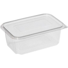 Fimer Sızdırmaz Kap 1000 gr cc Kullan At Tek Kullanımlık Plastik Kapaklı Kase 100 Adet