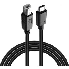 Fimer To Usb-B Yazıcı Tarayıcı Printer Kablosu (3 Metre) - Pc ve Laptop ile Yazıcı Ara Bağlantı Data Kablosu - USB 2.0 Hızlı ve Stabil Yazdırma - Kolay Kullanım - Usb-C Printer Kablosu