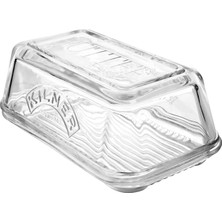 Fimer Cam Tereyağı Tabağı 250 G Kapasiteli Dayanıklı Bpa Içermez Tereyağını Daha Uzun Sürdürülebilir Tutar Buzdolabı ve Masa Üstü Kullanımı Için Bulaşık Makinesi Güvenli Sürdürülebilir Cam Depolama