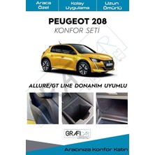 Fimer Design Peugeot 208 Konfor Seti̇ Eşya Saklama Cepleri Için Hazır Kumaş Kaplama Ses Giderici Izolasyon Amaçlı Set 2.nesil ("allure/gt Lıne" Donanım)