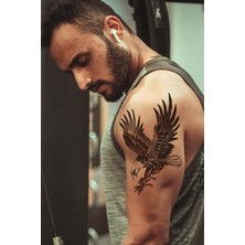 Fimer Kartal Dövmesi, Kartal Geçici Dövme Tattoo, Üniseks Dövme, Kol Dövmesi, Omuz Dövmesi, Vücut Dövmesi, Geçici Dövme