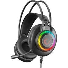 Fimer RM-K27 X-Jammer Rainbow Ledli Pc USB 3.5m Ps4-Xbox-Mobile Gaming Oyuncu Mikrofonlu Kulaklık