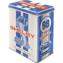 Fimer Retro Saklama Kavanozu L, 3 L, Shelby - Cobra Snake 98 - Shelby Aksesuarları Hayranları Için Hediye Fikri, Orijinal Lisanslı Ürün (Olp), Büyük Teneke Kahve Tenekesi, Vintage Tasarım