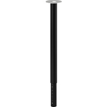 Fimer Masası Ayağı, Siyah, 60-90 Cm, Ayarlanabilir