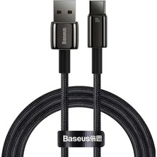 Fimer Tungsten Gold Hızlı Şarj Kablosu USB To Type-C 100W, 1m, Siyah