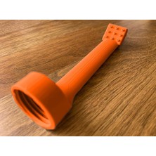 Fimer Taşınabilir Tuvalet Duşu Taharet Musluğu Portatif Bidet 1 Litre ve Üzeri Pet Şişeler Için (Turuncu)
