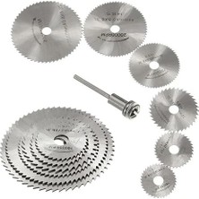Fimer Metal 6 Parça Mini Matkap Ucu Ahşap Kesme Yuvarlak Çelik Bıçak Disk Testere Seti Kiti
