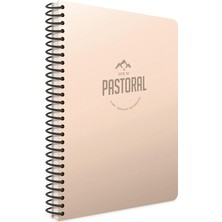 Fimer Pastoral Spiralli Defter, A4, 200 Yaprak, Kareli, Karışık Renk