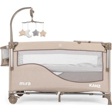 Kanz Mira Anne Yanı Park Yatak Kahve 70 x 120