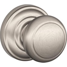 Fimer Schlage Trim Dönmeyen Kilitli Topuz, Saten Nikel (F170 ve 619 Ve)