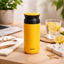 Fimer Rainbow Çelik Sızdırmaz Sarı Termos 350ML