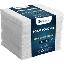Fimer Paket Köpük Torbalar 12"X12", Taşıma ve Paketleme Malzemeleri, Kupa, Bardak, Bardak ve Tabakları Koruyun.