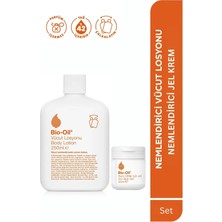 Bio-Oil Çatlak Nemlendirici Cilt Bakım Vücut Losyonu 250 ml & Kuru Cilt Nemlendirici Jel 50 ml