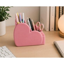 Fimer Tasarımlı Masaüstü Organizer Pembe, 12X10X9 cm