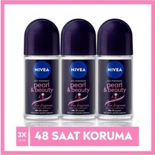 Fimer Kadın Roll On Deodorant Pearl&beauty Fine Fragrance,48 Saat Anti-Perspirant Koruma 50ML X3 Ad