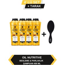 Fimer Oil Nutritive Şampuan 400ML x 4'lü Set+Tarak