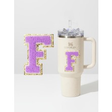 Fimer Quencher Uyumlu Premium Harf Sticker/aksesuar – Tekstil Kaplama Kişiselleştirilmiş Tasarım (F)