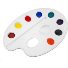 Fimer Resim Paleti Plastik Küçük, Beyaz, BR-217