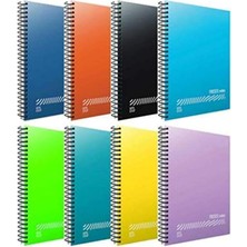 Fimer Fresco Spiralli Plastik Kapak Defter A4 120 Yaprak Çizgili