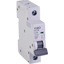 Fimer 6VTB-1C16 Otomatik Sigorta 6ka C Tipi 1 Kutup 16A