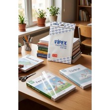 Fimer Şeffaf Kendinden Yapışkanlı Kitap Kabı, Buzlu Transparan, 10 Adet