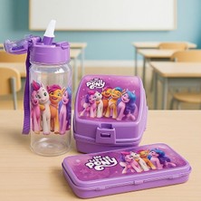 Fimer Little Pony Lisanslı Okul Seti 500 ml Matara, Beslenme Kutusu, Kalem Kutusu