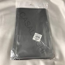 Fimer Tek Renk Lüx Hediye Paketi Metalize Silver Gift Poşet Bantlı 15X25 cm - 50 Adet'li