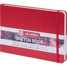 Fimer Art Creation Eskiz Defteri Kırmızı | 14,8 x 21 Cm, 140 G, 80 Sayfa