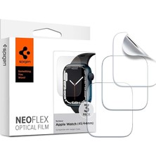 Fimer Apple Watch 45MM Seri 9/8/7 ile Uyumlu Film Ekran Koruyucu Neo Flex Hd (3 Adet) Şeffaf - AFL04049 (Spigen Tr Garantili)